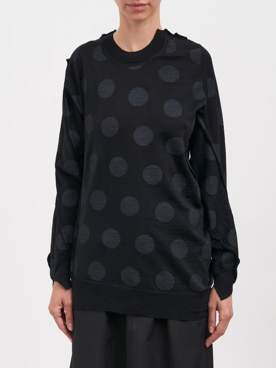 26SS 와타나베 준야 스웨터 NJQN019BLACK Black