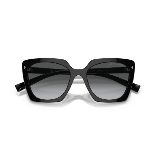 26SS 프라다 선글라스 0Pr 23Zs 오버사이즈 블랙 아세테이트 - PRADA