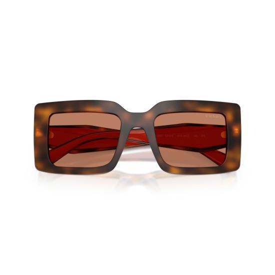 26SS 프라다 선글라스 0Pr D01s 볼드 직사각형 호피무늬 아세테이트 - PRADA