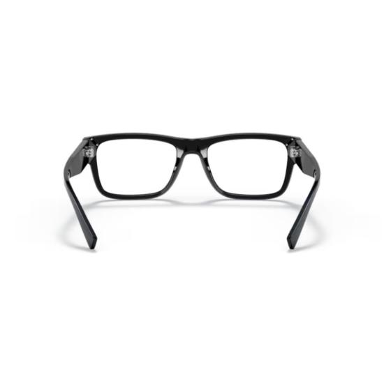 26SS 프라다 선글라스 0Pr 15Yv 직사각형 유광 블랙 아세테이트 - PRADA