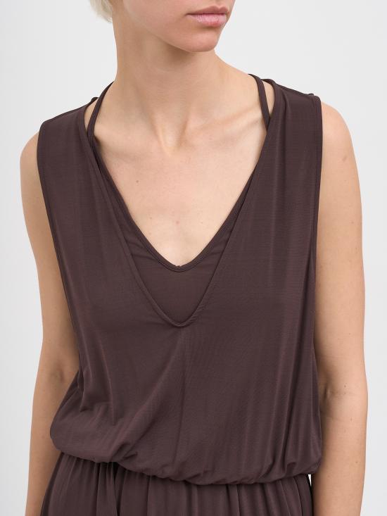 26SS 르메르 롱 원피스 NDR1146LJ1050BR523 Brown - LEMAIRE