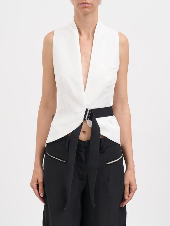 26SS 알레산드라 마치 베스트 N426250031718 White