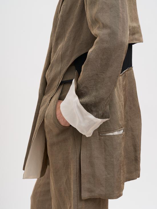 26SS 알레산드라 마치 수트 자켓 N126010053780 Brown - ALESSANDRA MARCHI