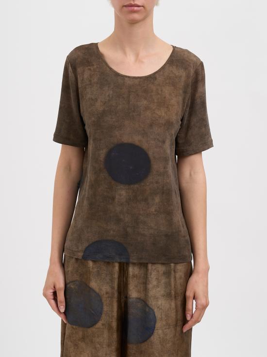 26SS 우마 왕 반팔 티셔츠 NUW1033UW063 Brown