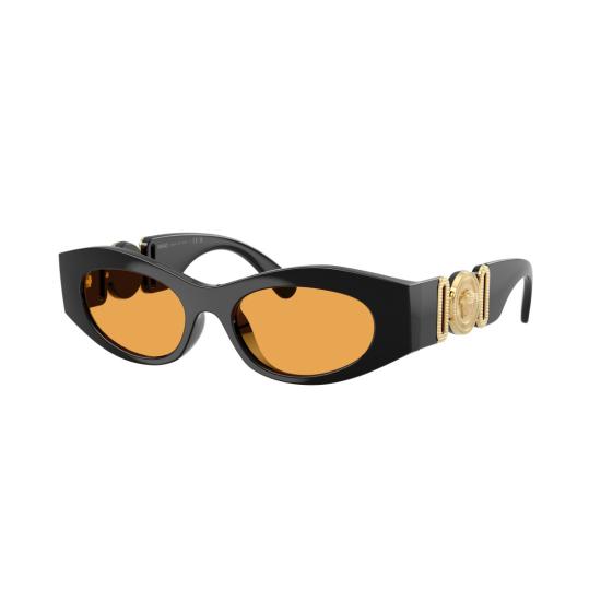 26SS 베르사체 선글라스 0Ve4480u 앵귤러 블랙 - VERSACE