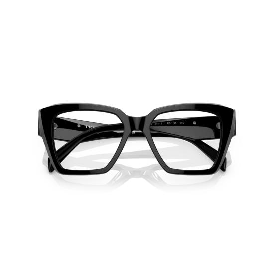 26SS 프라다 선글라스 0Pr 09Zv 오버사이즈 스퀘어 프레임 블랙 아세테이트 - PRADA