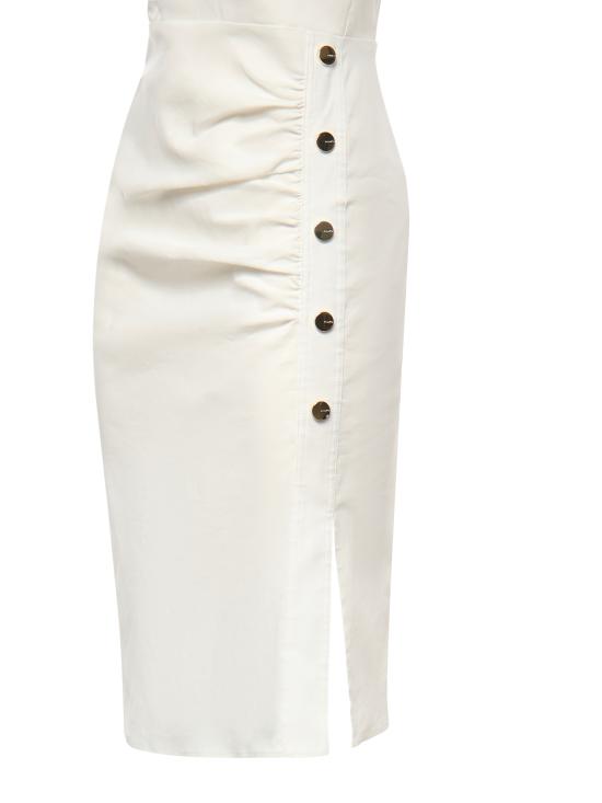 26SS 핑코 미디 원피스 106521 A34IZ05 WHITE - PINKO