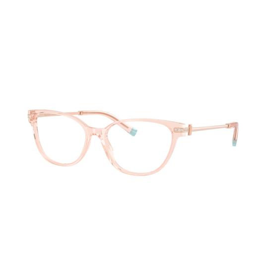 26SS 티파니앤코 선글라스 0Tf2223b 반투명 연분홍색 캣아이 안경 - TIFFANY & CO