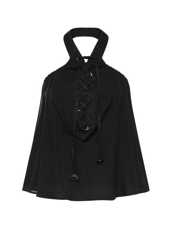 26SS 핑코 긴팔 티셔츠 106944 A3AXZ99 BLACK