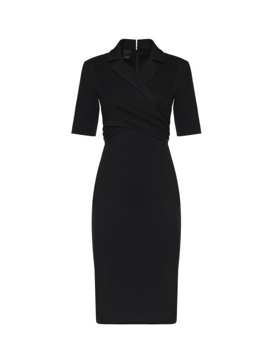 26SS 핑코 미디 원피스 106499 A34IZ99 BLACK