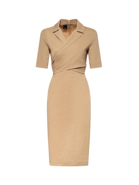 26SS 핑코 미디 원피스 106499 A34ID41 BEIGE