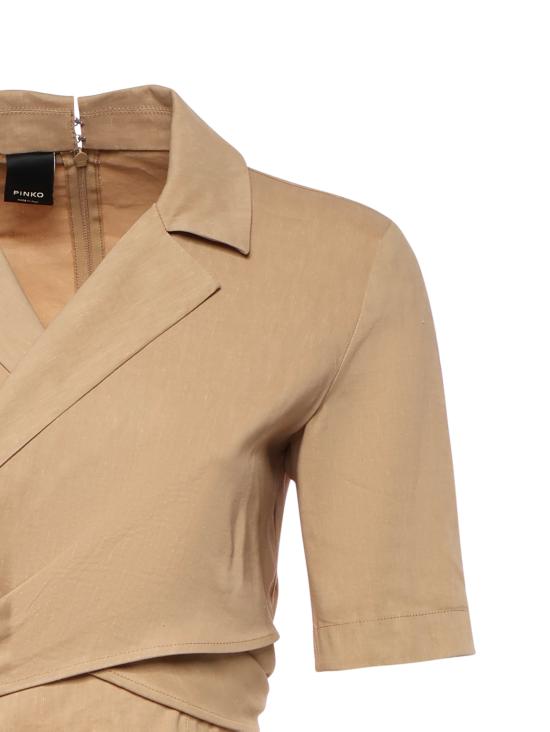 26SS 핑코 미디 원피스 106499 A34ID41 BEIGE - PINKO