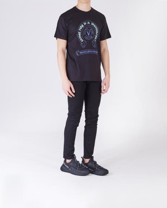  베르사체 반팔 티셔츠 77GAHG03 CJ00G 899 NERO - VERSACE