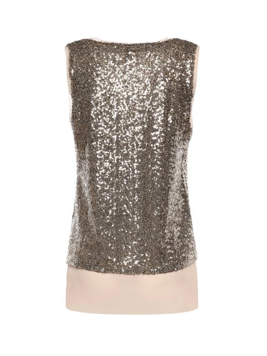 26SS 핑코 긴팔 티셔츠 107743 A3ODH55 Pale gold - PINKO
