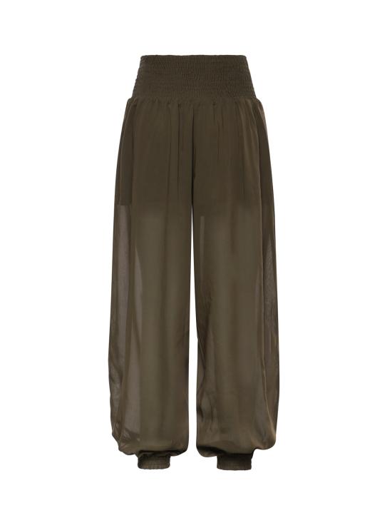 26SS 핑코 팬츠 106845 A3O2X52 Asphalt Green - PINKO