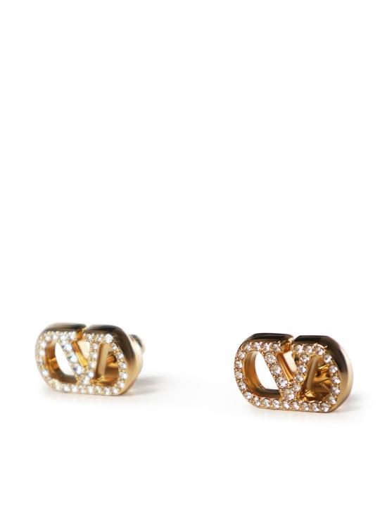 26SS 발렌티노 가라바니 이어링 8W2J0BV8 YCW9MN Gold Crystal - VALENTINO GARAVANI