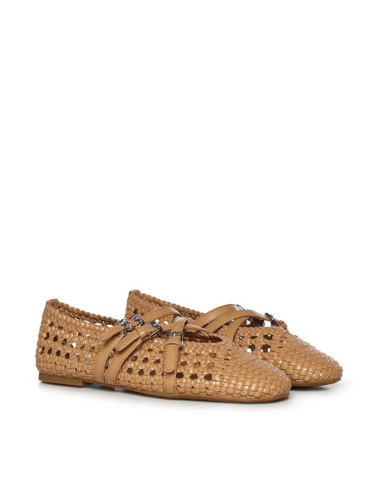 26SS 마이클 코어스 플랫 슈즈 40S6IDFP1L 198 Peanut - MICHAEL KORS