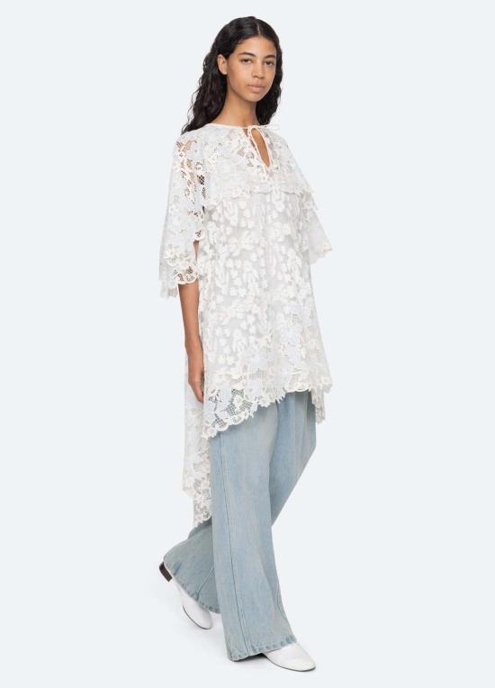  씨뉴욕 롱 원피스 Sea Ny Eileen 케이프 드레스 블루 - SEA NY