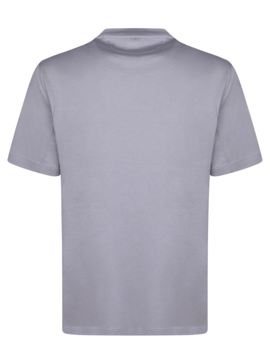 26SS 브루넬로 쿠치넬리 코튼 저지 크루넥 티셔츠 M0B138440 CKL13 Blue - BRUNELLO CUCINELLI