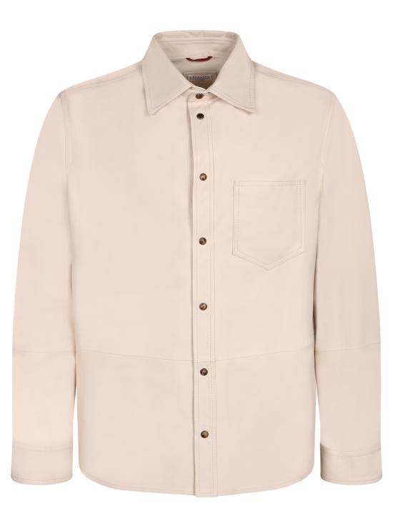 26SS 브루넬로 쿠치넬리 자켓 MPLSG2039 C4261 White