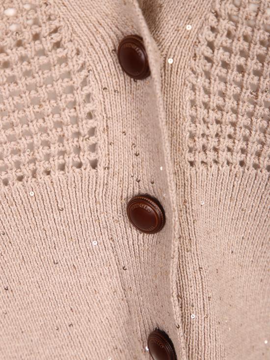 26SS 브루넬로 쿠치넬리 가디건 MDV762106 C069 Beige - BRUNELLO CUCINELLI