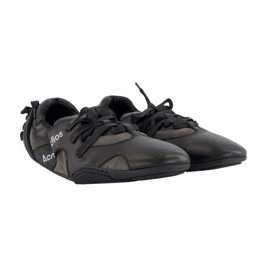 26SS 아크네 스튜디오 레더 레이스업 슈즈 BD0350 DUK black - ACNE STUDIOS