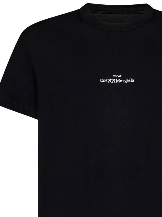 25FW 마르지엘라 디스토티드 로고 티셔츠 S30GC0701S22816 900 - MAISON MARGIELA