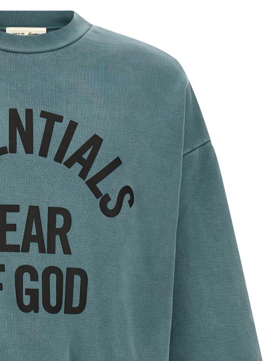 26SS 피어오브갓 긴팔 티셔츠 192SP266593FFADEDCOASTAL Light Blue - FEAR OF GOD