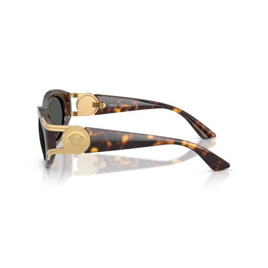 26SS 베르사체 선글라스 0Ve4503u 타원형 호피무늬 - VERSACE