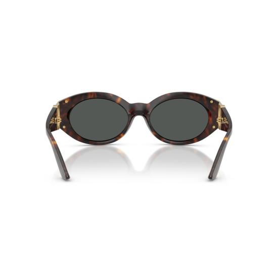 26SS 베르사체 선글라스 0Ve4503u 타원형 호피무늬 - VERSACE