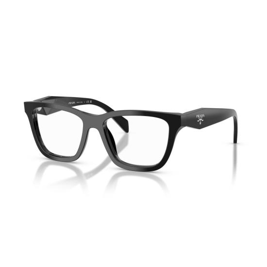 26SS 프라다 안경 0Pr C10v 스퀘어 프레임 블랙 아세테이트 - PRADA