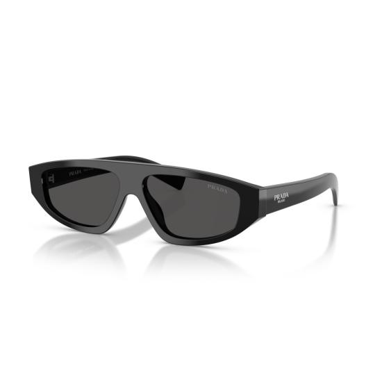 26SS 프라다 선글라스 0Pr C02s 앵귤러 블랙 - PRADA