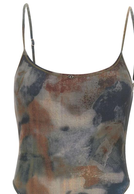 26SS 디젤 원피스 수영복 A20437 0GFBGE7409 MULTICOLOR - DIESEL