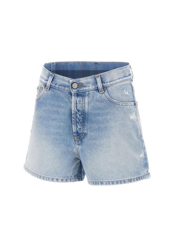 26SS 디젤 De-Helios 디스트로이드 데님 쇼츠 A22266 007DM01 LIGHT BLUE