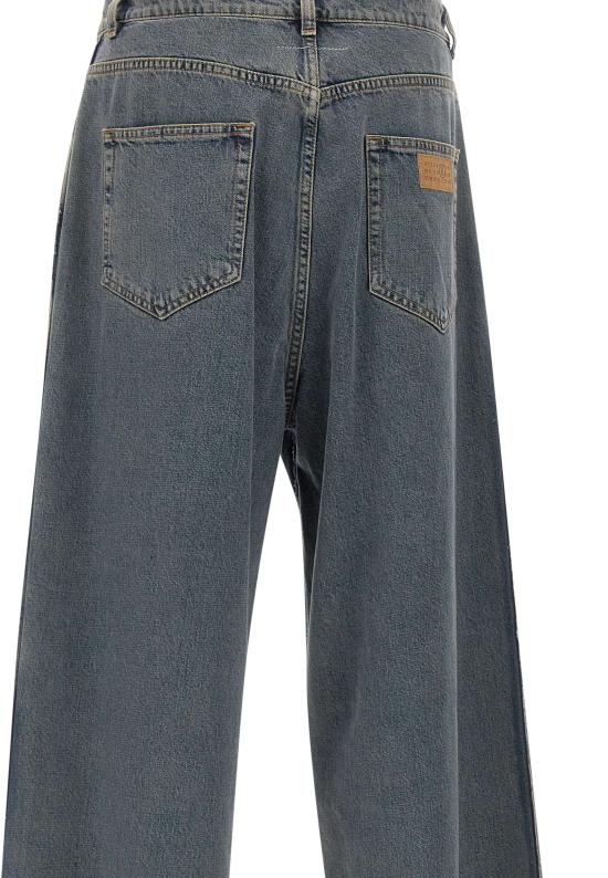 26SS MM6 메종마르지엘라 와이드레그 진 SH0LA0025 S30844963 BLUE - MM6 MAISON MARGIELA
