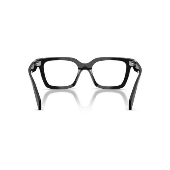 26SS 프라다 선글라스 0Pr C08v 직사각형 검정색 아세테이트 안경 - PRADA