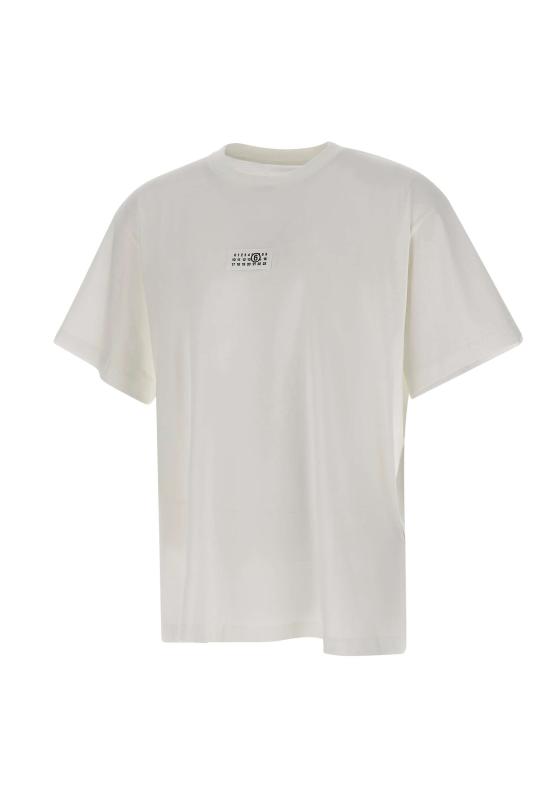 26SS MM6 메종마르지엘라 코튼 티셔츠 SH0GC0032 S24312101 WHITE