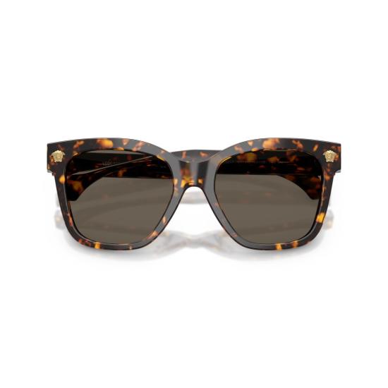 26SS 베르사체 선글라스 0Ve4511 오버사이즈 호피무늬 프레임 - VERSACE