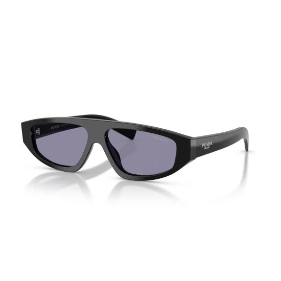 26SS 프라다 선글라스 0Pr C02s 앵귤러 블랙 아세테이트 - PRADA