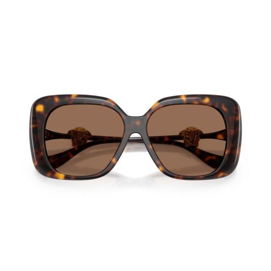 26SS 베르사체 선글라스 0Ve4499u 오버사이즈 호피무늬 사각