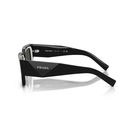 26SS 프라다 선글라스 0Pr B17s 직사각형 블랙 아세테이트 - PRADA