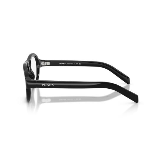 26SS 프라다 안경 0Pr C12v 오버사이즈 직사각형 블랙 아세테이트 - PRADA