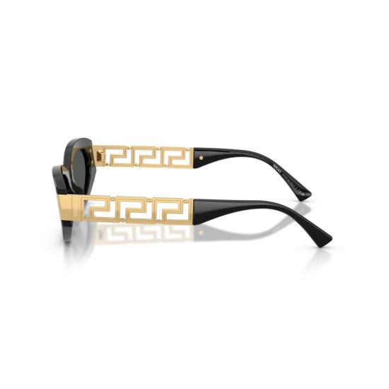 26SS 베르사체 선글라스 0Ve4501 블랙 아세테이트 롱캣아이 - VERSACE