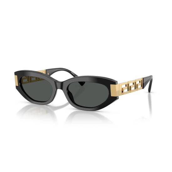 26SS 베르사체 선글라스 0Ve4501 블랙 아세테이트 롱캣아이 - VERSACE