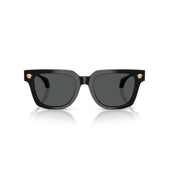 26SS 베르사체 선글라스 0Ve4510u 직사각형 블랙 아세테이트 - VERSACE