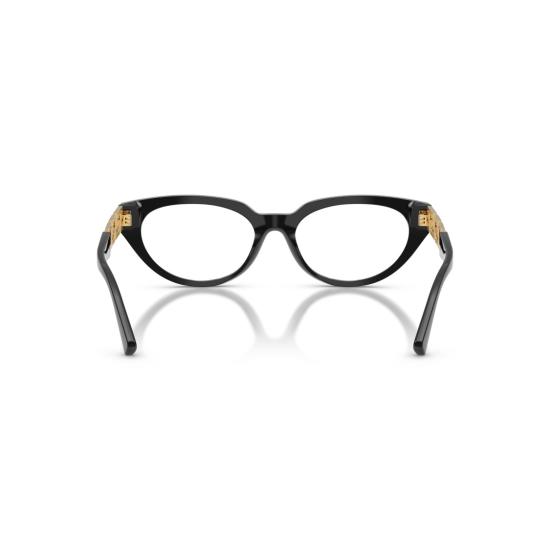 26SS 베르사체 선글라스 0Ve3383 골드 디테일 템플이 있는 캣아이 - VERSACE