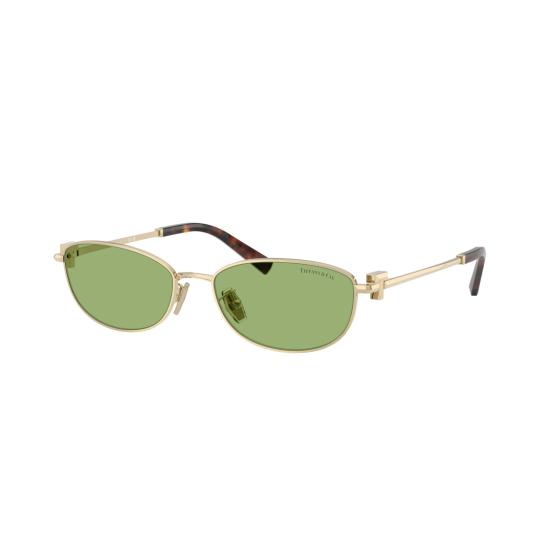 26SS 티파니앤코 선글라스 0Tf3115 직사각형 골드톤 스틸 - TIFFANY & CO