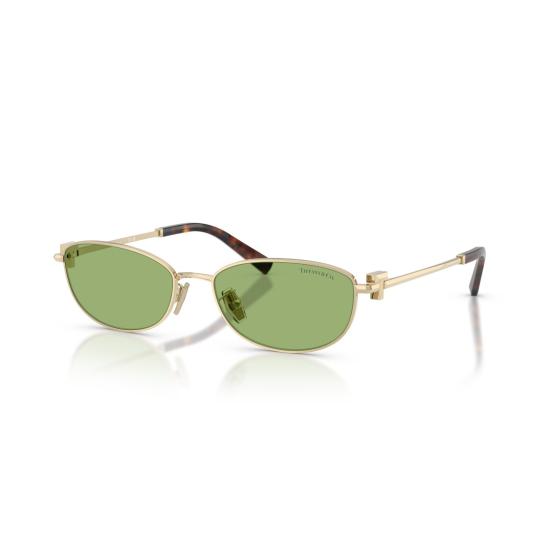 26SS 티파니앤코 선글라스 0Tf3115 직사각형 골드톤 스틸 - TIFFANY & CO