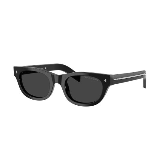 26SS 프라다 선글라스 0Pr C09s 직사각형 블랙 아세테이트 - PRADA