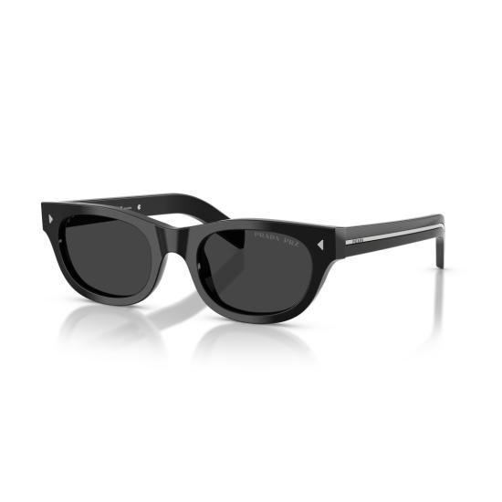 26SS 프라다 선글라스 0Pr C09s 직사각형 블랙 아세테이트 - PRADA